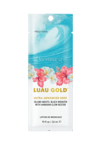 Tan Asz U Luau Gold 500X – תחליב שיזוף ברונזר עוצמתי בניחוח טרופי אקזוטי | 22 מ״ל