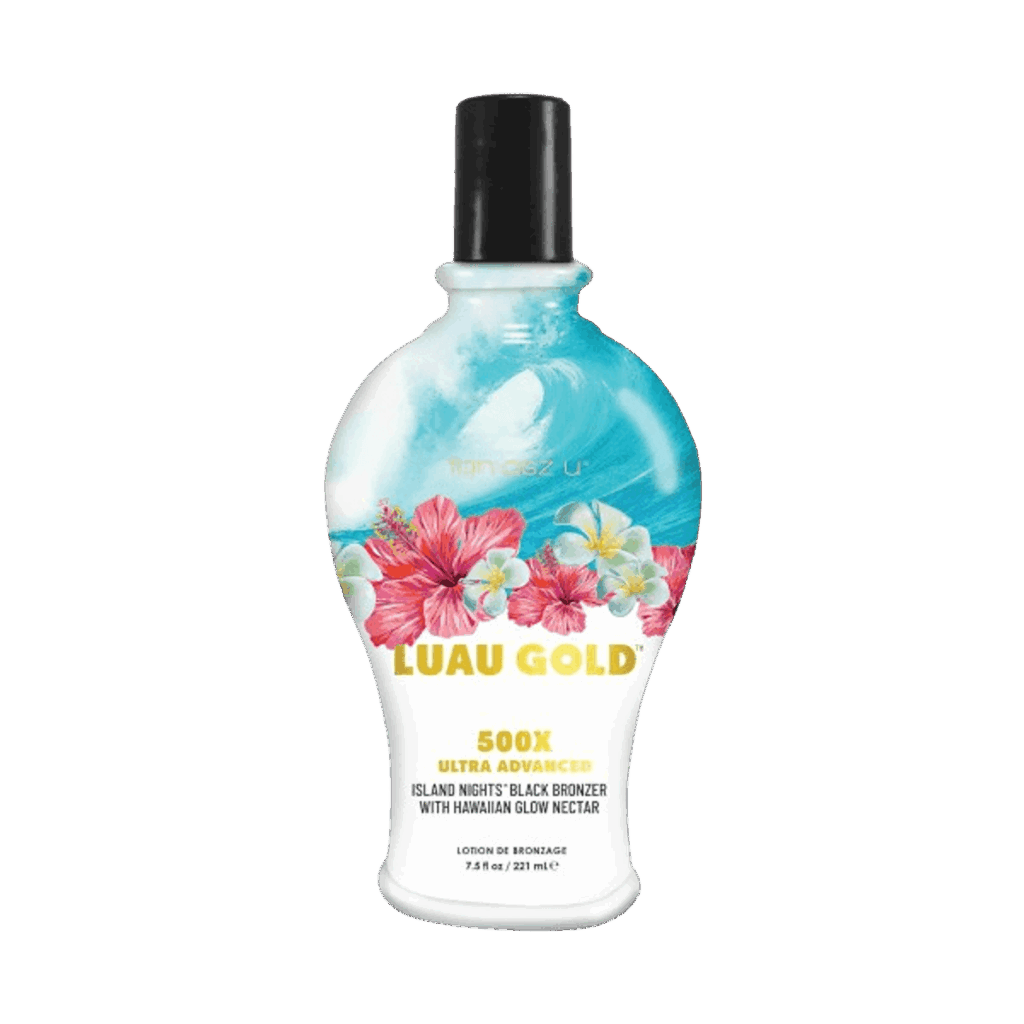 Tan Asz U Luau Gold – תחליב שיזוף ברונזר 500X בניחוח טרופי 221 מ״ל